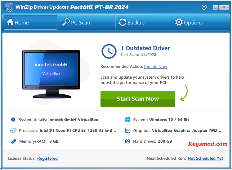 WinZip Driver Updater Scan